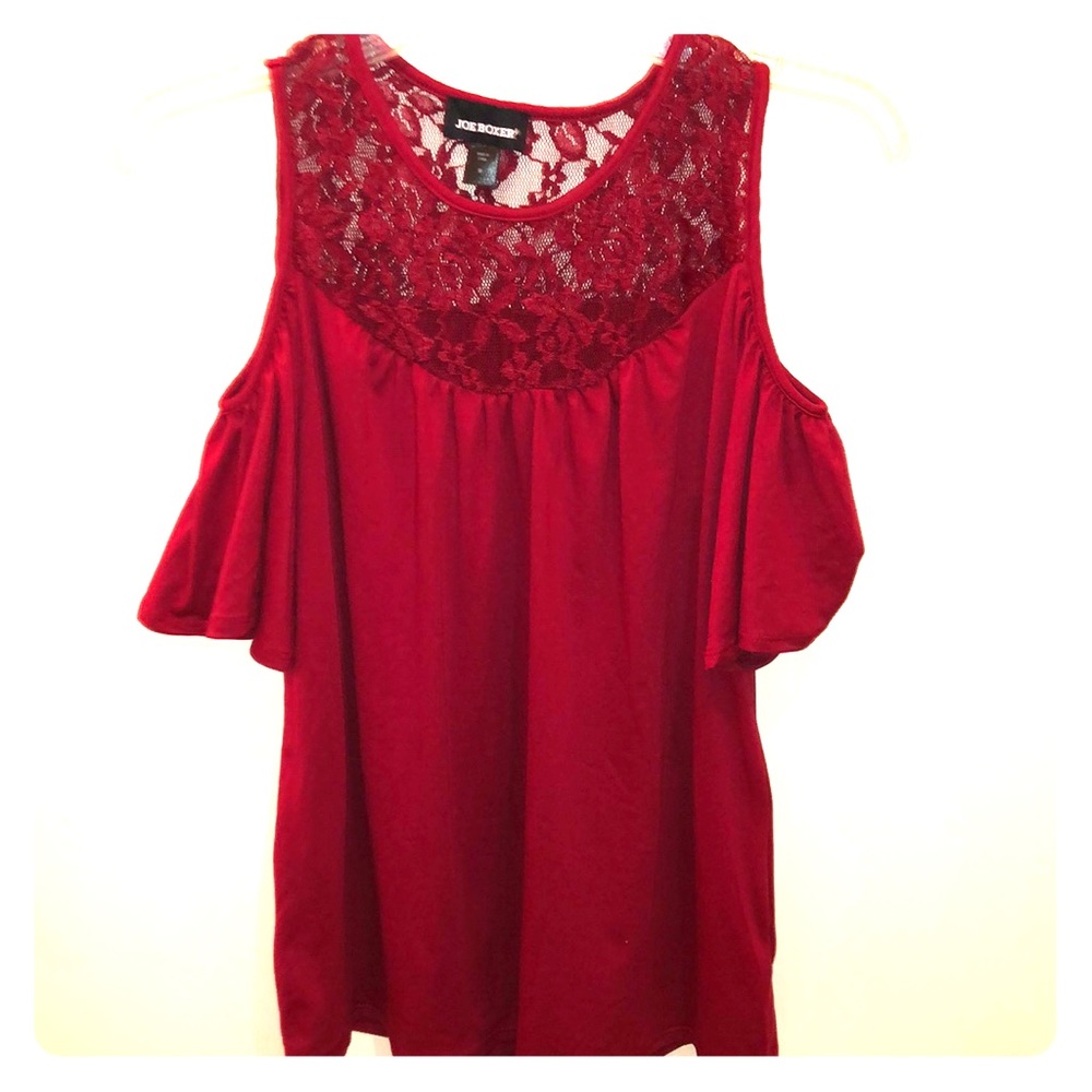 Red Lace Shirt